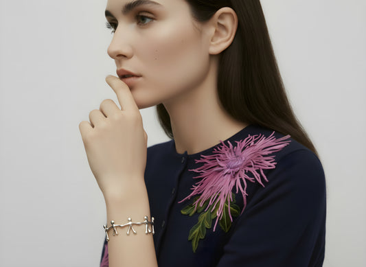 Pulsera plata regalo amiga