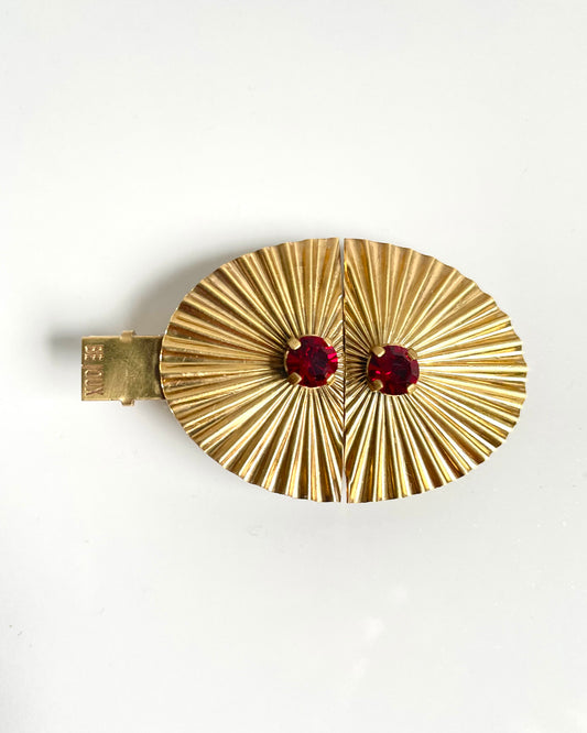 Pinza joya Odette estilo Art Déco para el cabello