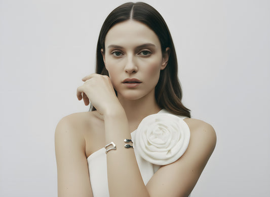 Pulsera de pareja en plata 925 símbolo de amor eterno